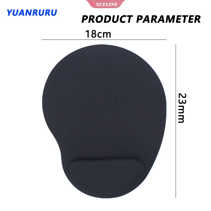 Mouse Pad Gaming Bahan EVA Warna Polos Untuk PC / Laptop