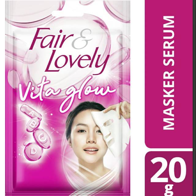 Fair &amp; lovely masker serum /fair n lovely masker wajah / glow n lovely paket hemat