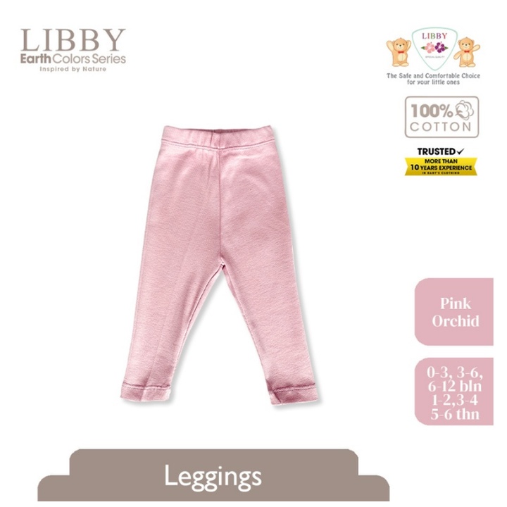 0 - 6 Tahun Libby Earth Series Legging Rib Cotton NEW Green Aparagus CBKS