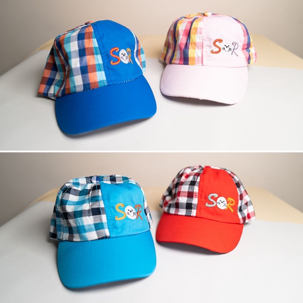 Topi baseball anak laki-laki 1-5 tahun karakter Hewan / topi anak perempuan korea import lucu