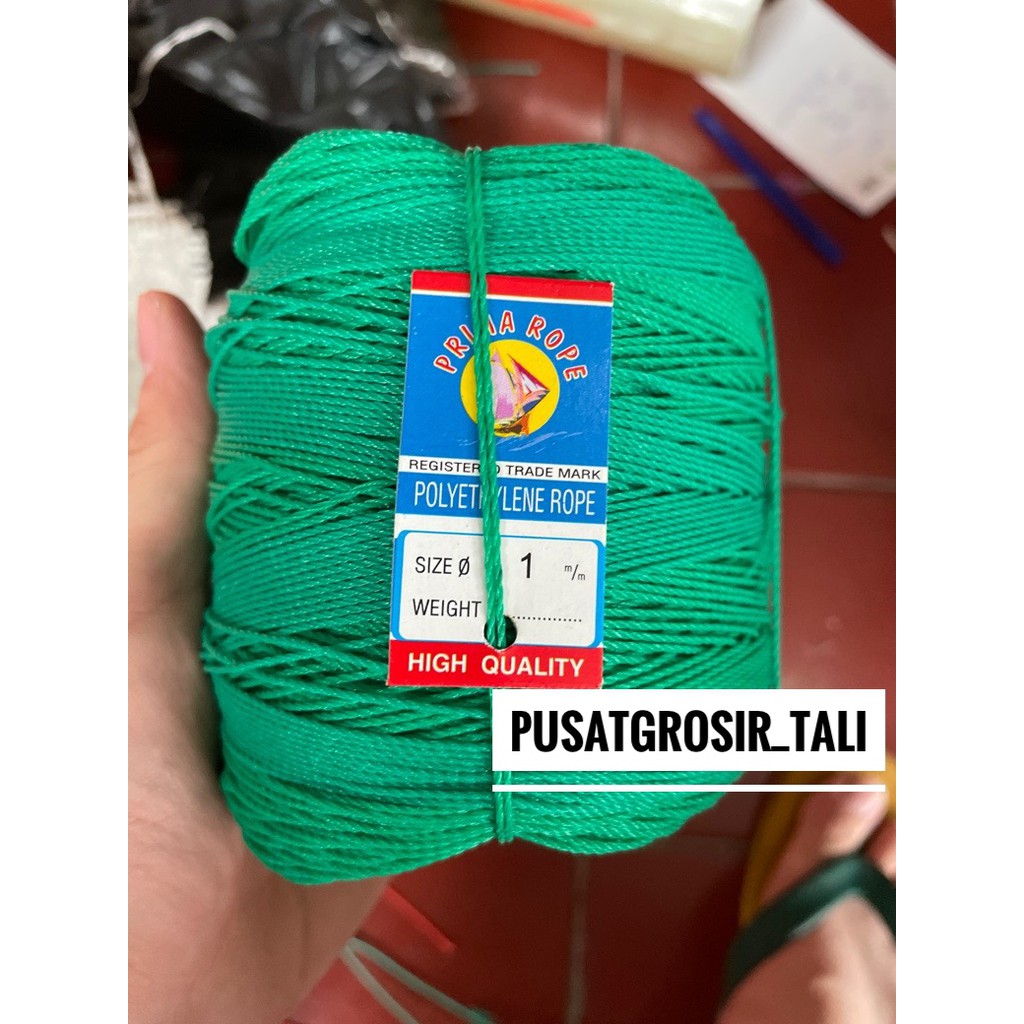 

gk Tali Lato Latoo Tambang Kecil 1mm Material PE Plastik 1mm +/- 200 METER 1 ROL