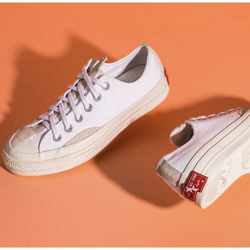 Converse Chuck 70s Ox Rivals White Egret University Red