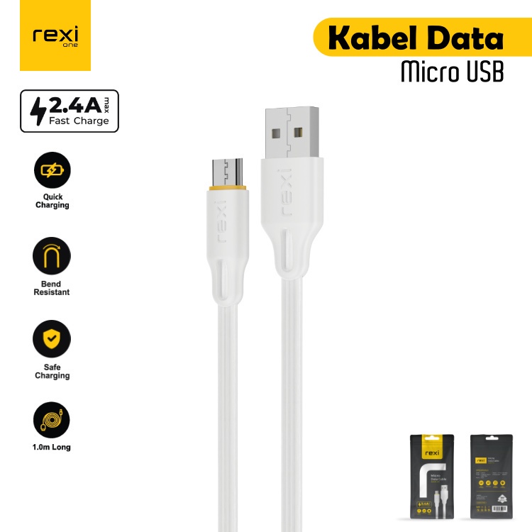 KABEL MICRO REXI QUICK CHARGE 2.4A KB01-M