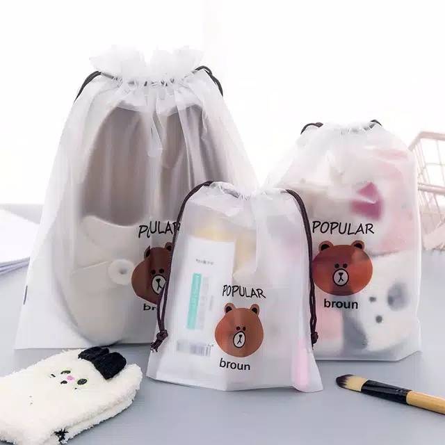 ZIPPER BAG MULTIFUNGSI  POUCH TRAVEL