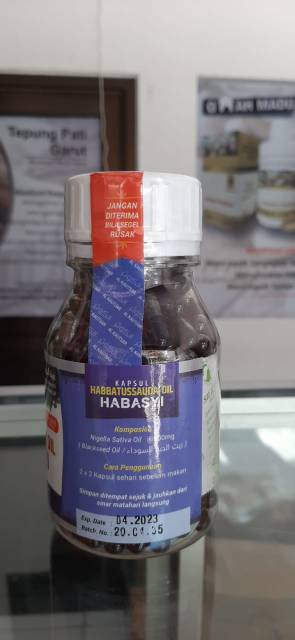 Habasyi Oil 210 Kapsul - 100 kapsul / Kapsul Habbasyi Oil Al-Kautsar Habatussauda Oil Herbal