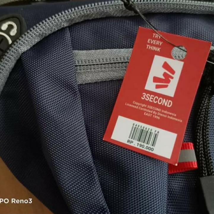 Viral WAISTBAG PRIA 3SECOND THREE SECOND TAS SELEMPANG TAS PINGGANG PRIA DISTRO MURAH