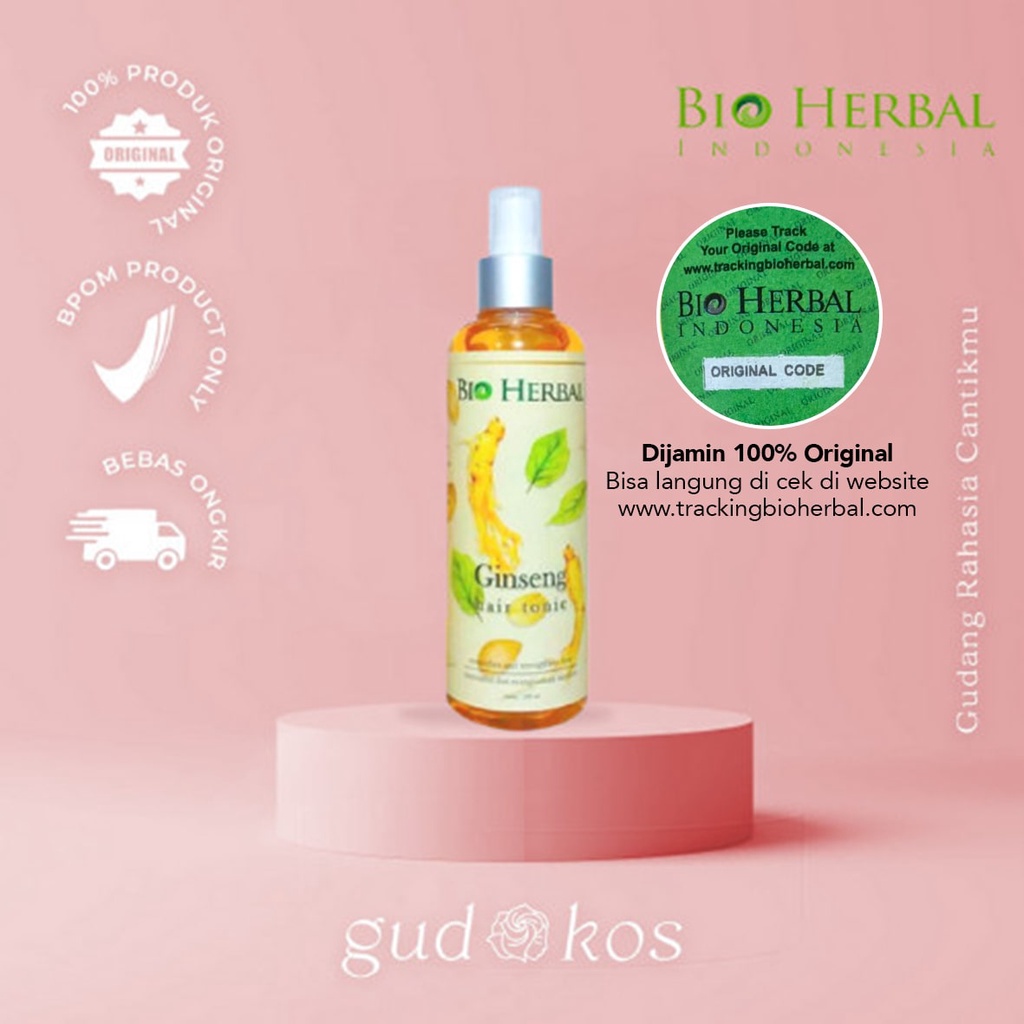 Bio Herbal Hair Tonic/ Bio Herbal Ginseng Hair Tonic BPOM