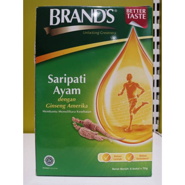 

Brand's Saripati Ayam Esse Chick Dengan Gingseng 70 Gr promo 6 botol