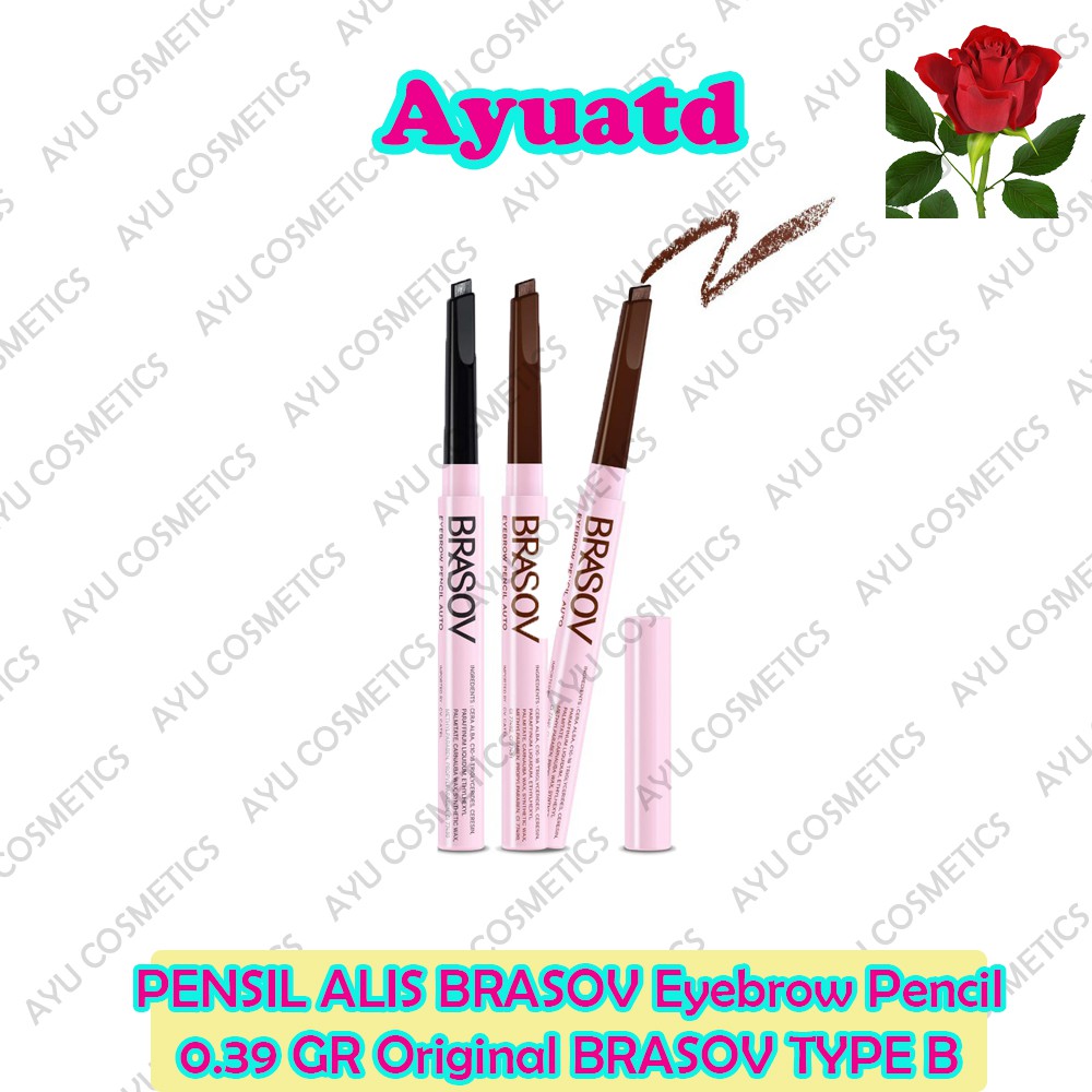 PENSIL ALIS BRASOV Eyebrow Pencil 0.39 GR Original BRASOV TYPE B