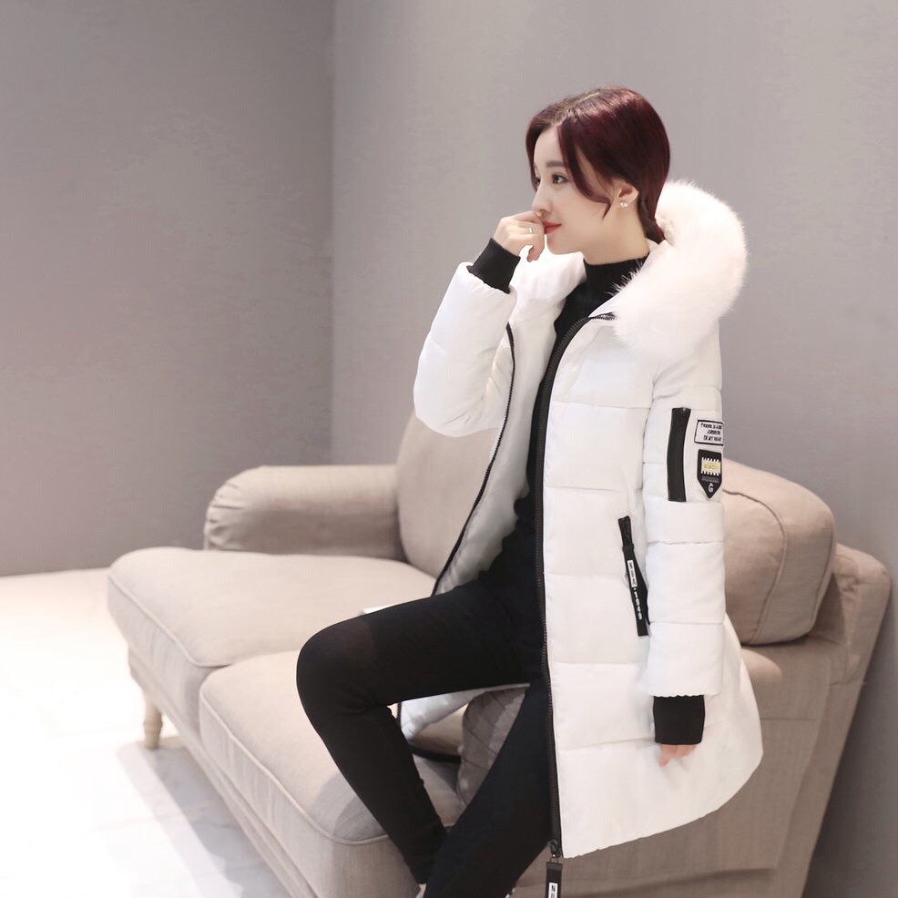 Jaket mantel bulu musim dingin wanita  Winter coat jacket women