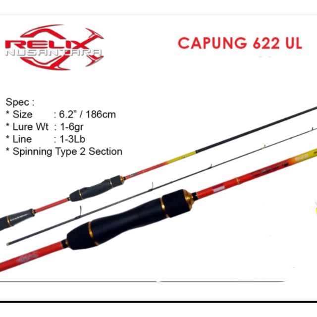 Joran Capung Relix Nusantara 622 UL - GEN 2