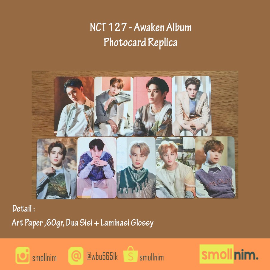 [Photocard Replica] NCT 127 - Awaken Album