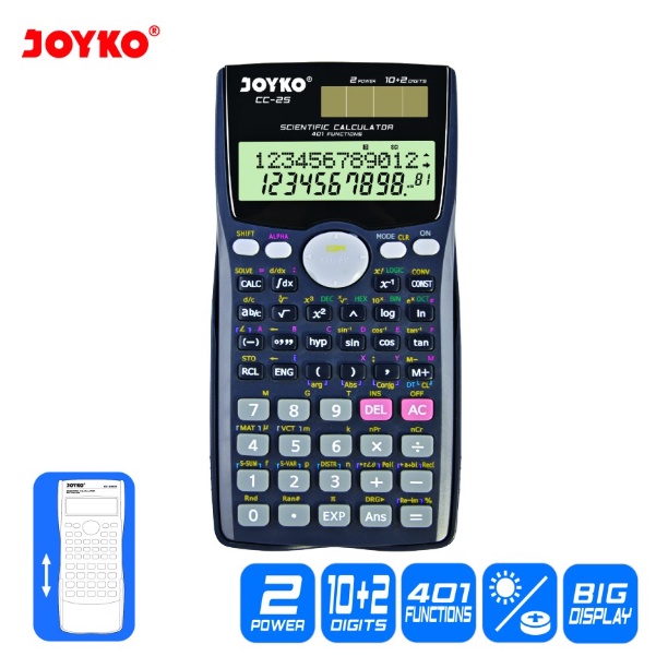 

Calculator/Kalkulator Joyko CC-25 Scientific 401 Functions