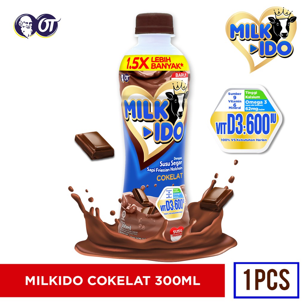 Susu Milkido Coklat 300ml