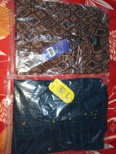 Kemeja Batik Songket Pria Lengan Pendek Kemeja Batik Cowok Kerja Kantoran