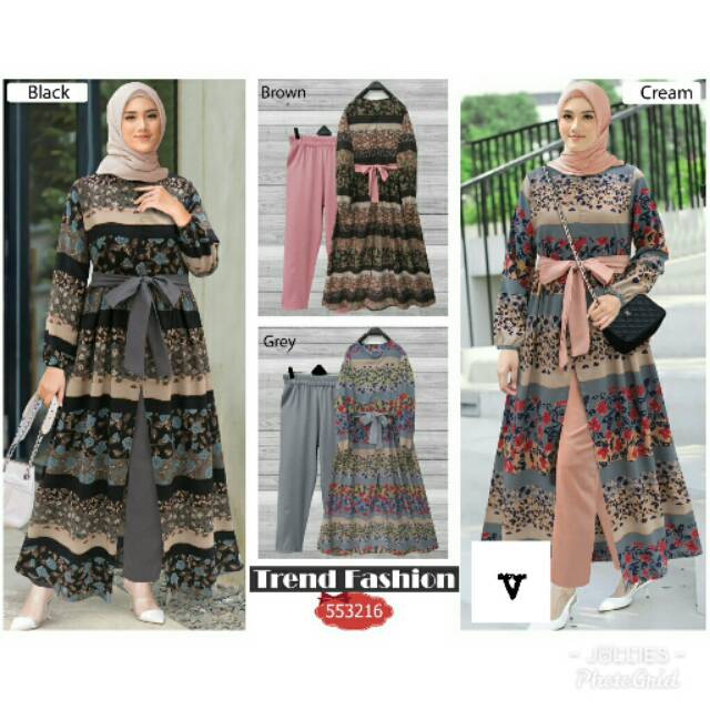 Set Celana EXTU/Long Tunik EXTU/Set Celana Kenta