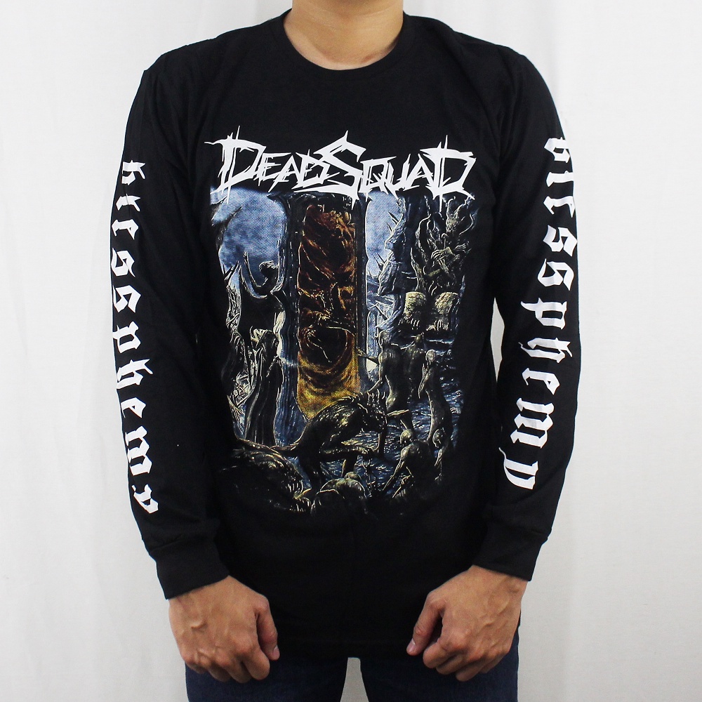 BAJU MUSIK DEADSQUAD LENGAN PANJANG 06 - BAJU LENGAN PANJANG DEADSQUAD - LONGSLEEVE PRIA MUSIK - LONGSLEEVE MUSIK - BAJU MUSIK LENGAN PANJANG - BURGERKILL - JASAD - JERUJI - IRON MAIDEN - BLACK SABATH