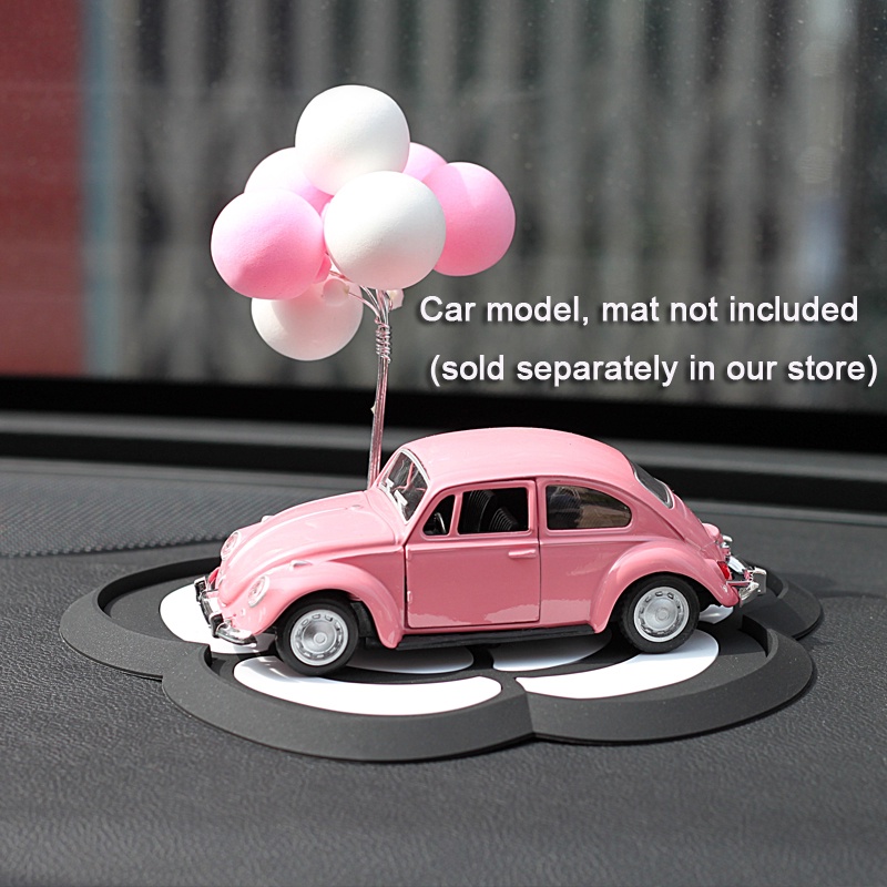 Ornamen Balon Pink Lucu Multi Warna Untuk Dekorasi Mobil