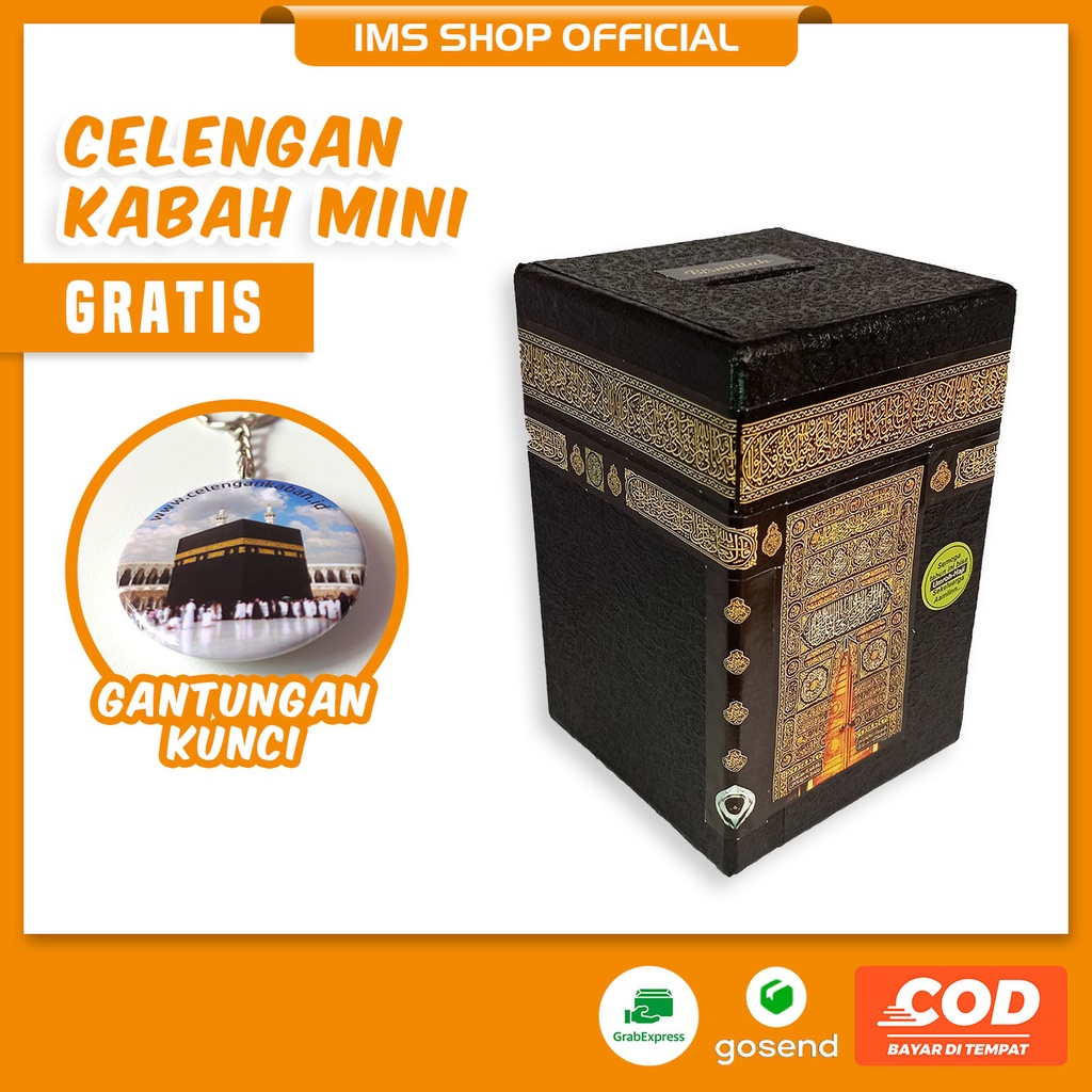 CELENGAN KABAH  kecil CELENGAN MINIATUR KA'BAH Celengan Bentuk Kakbah Unik Souvenir Haji Umroh Ultah