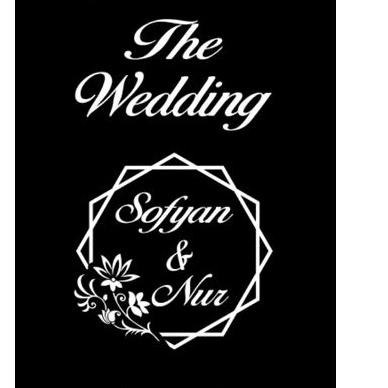 stiker wedding papan