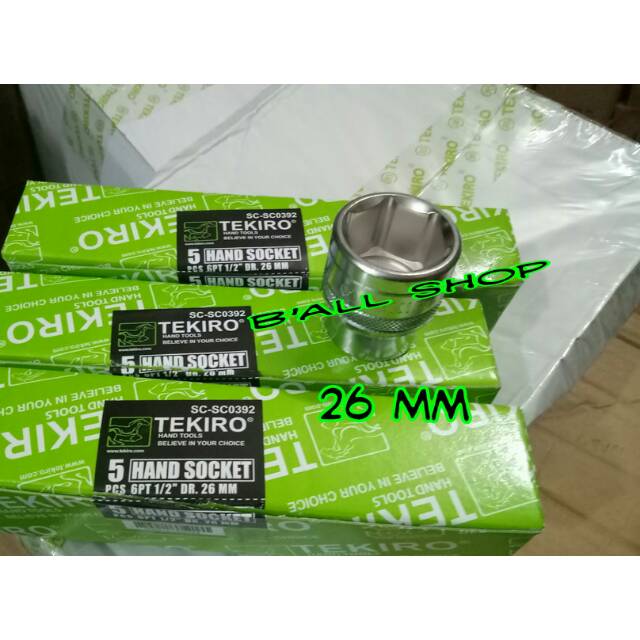 Mata Sock 26 mm 1/2&quot; DR 6pt Tekiro