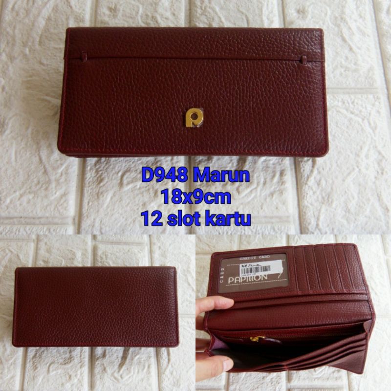Dompet wanita papillon D948 marun