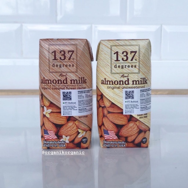 

137 Degrees Real Almond Milk sweet 180ml