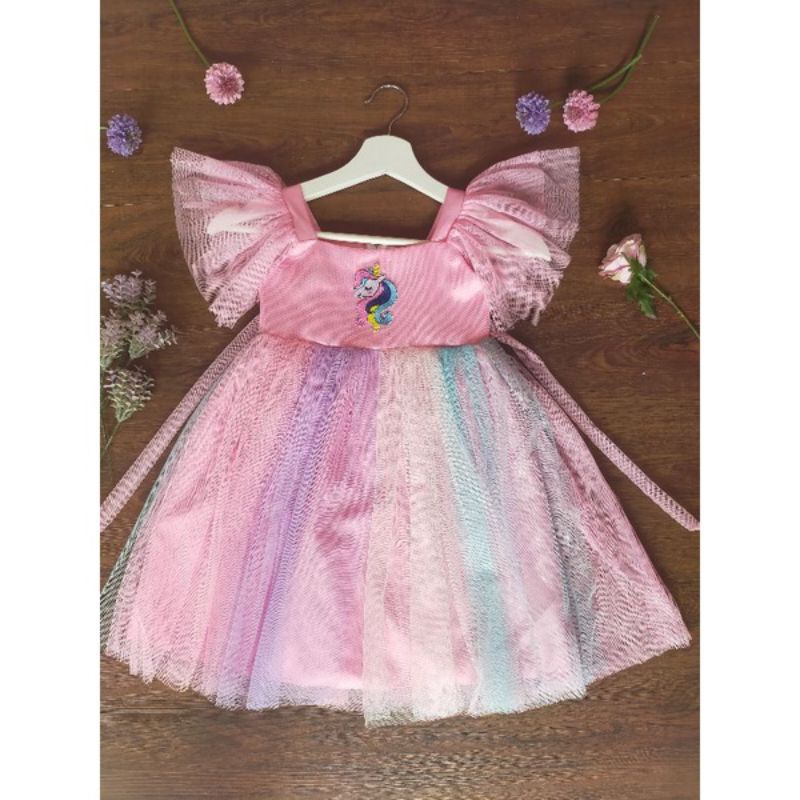 Baju pesta kuda poni / Gaun anak kuda poni / kuda poni / unicorn