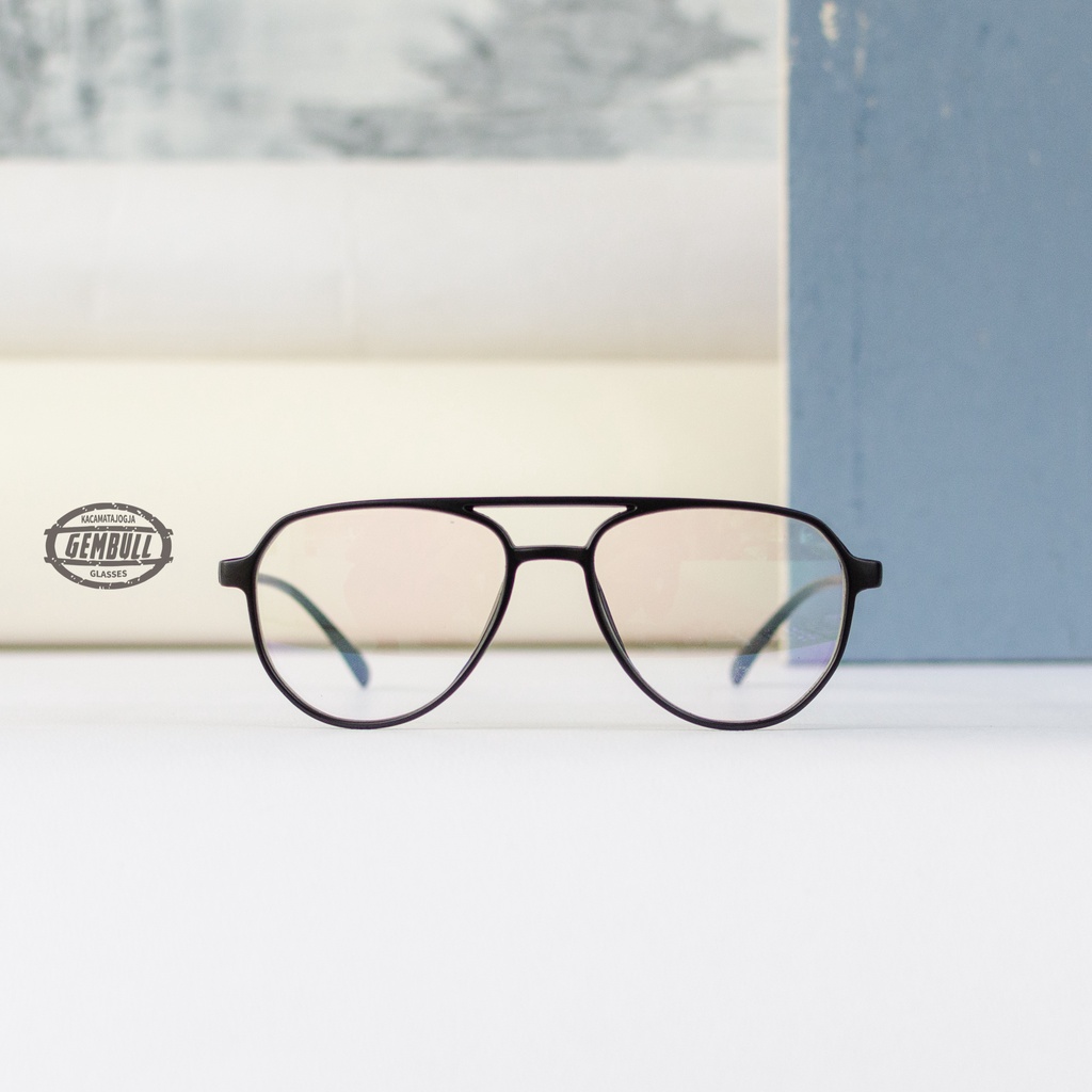 FRAME KACAMATA AVIATOR KLASIK PLASTIK - KEKAYI 01