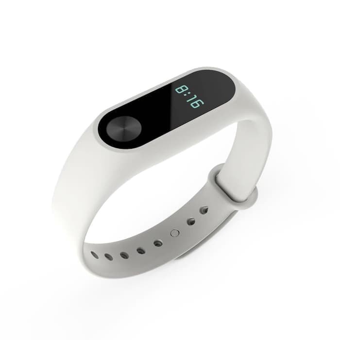 Tali Jam Silicon Strap Replacement Xiaomi MI Band 2 - white