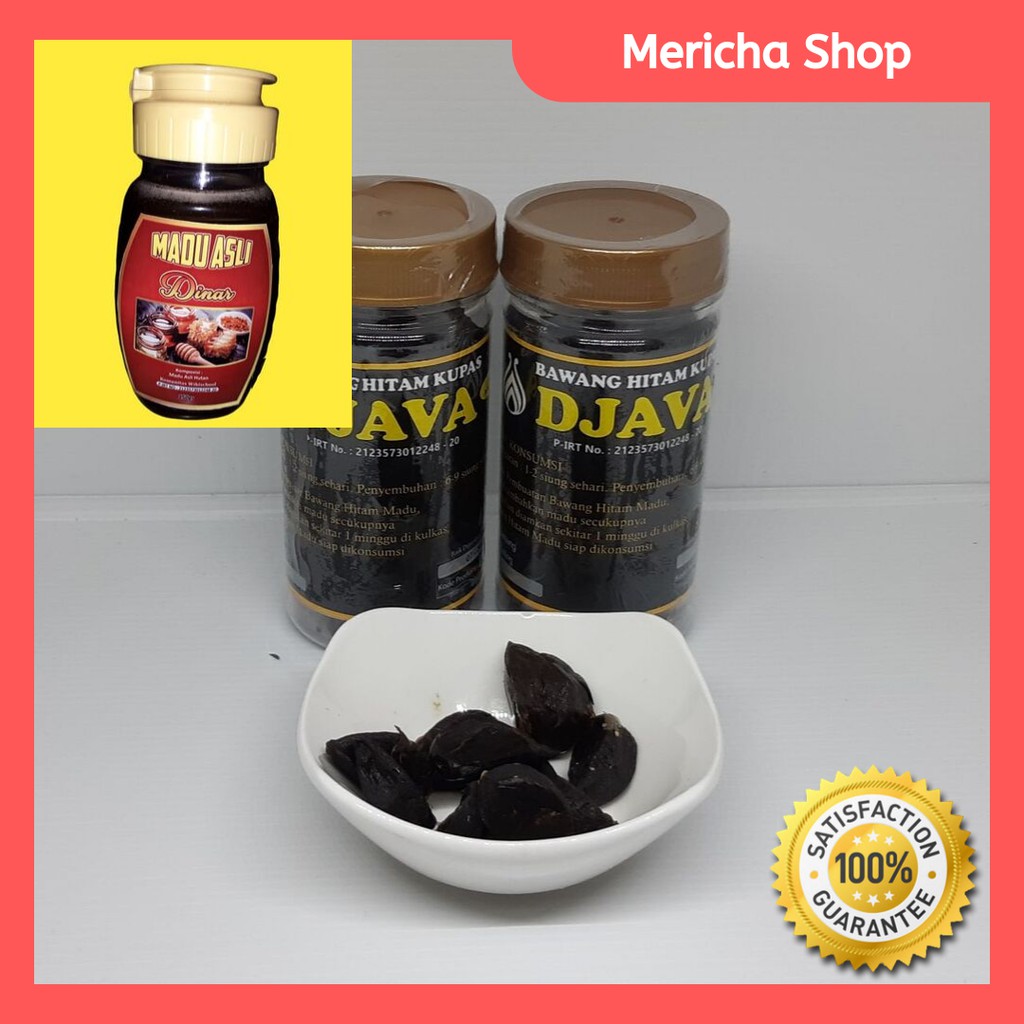 

[FREE MADU] PEELED BLACK GARLIC BAWANG PUTIH HITAM KATING DJAVA
