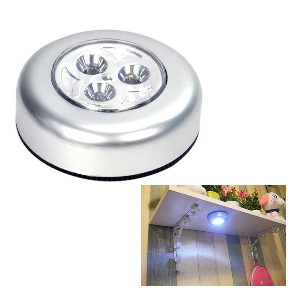 [Z142] Lampu Tempel Touch Lamp Portable Baterai Ruangan Lemari Rak Kamar Interior Mobil Emergency