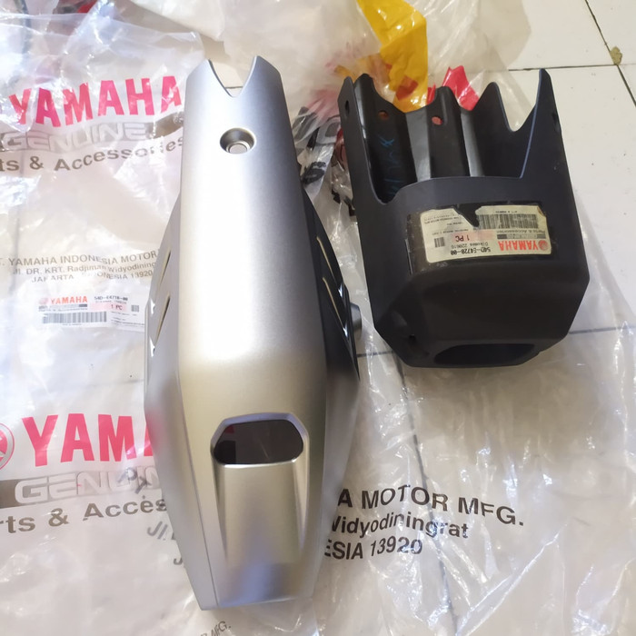 TAMENG KNALPOT YAMAHA SCORPIO Z NEW ORIGINAL