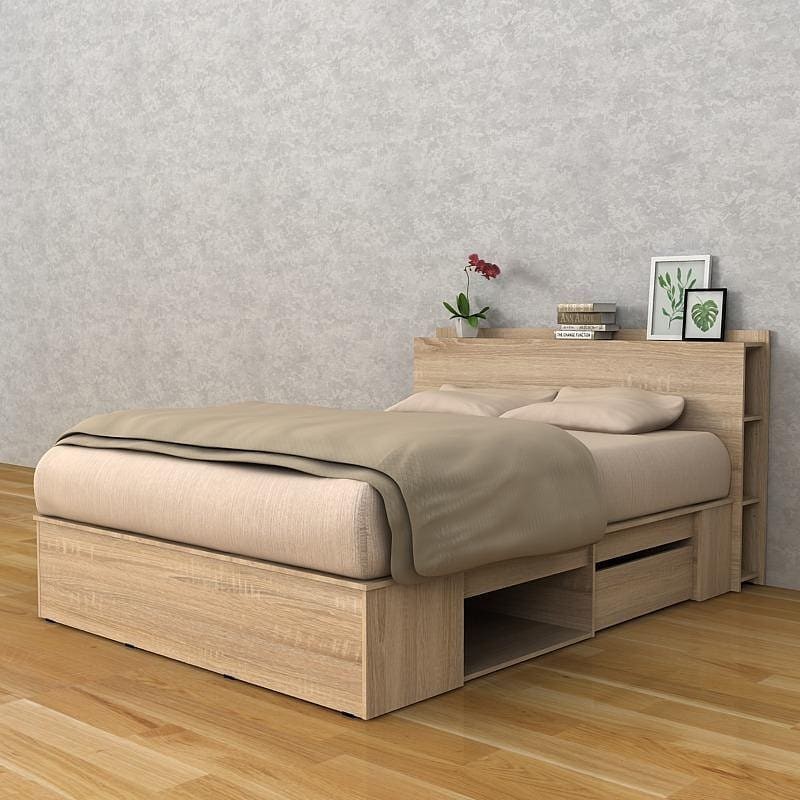 Furniture Kamar Rumah Dipan Divan Tempat Tidur Queen Dewasa Kayu Minimalis