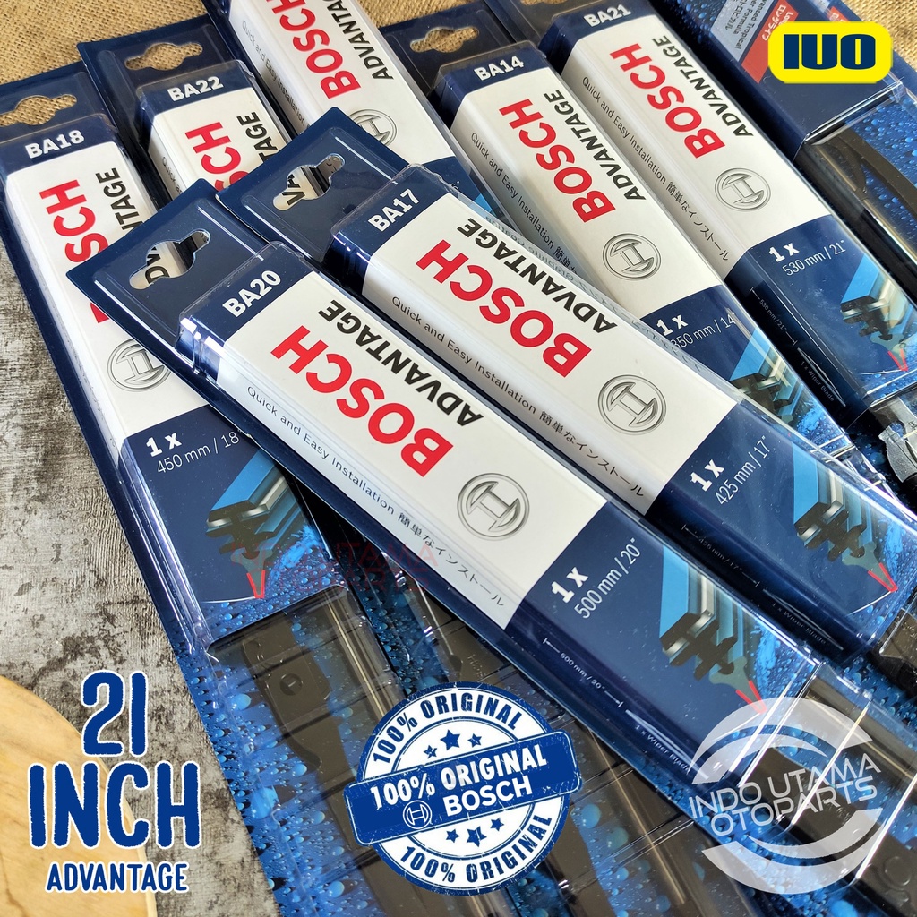 Wiper Blade BOSCH Advantage 21 inch (1pc) Satuan