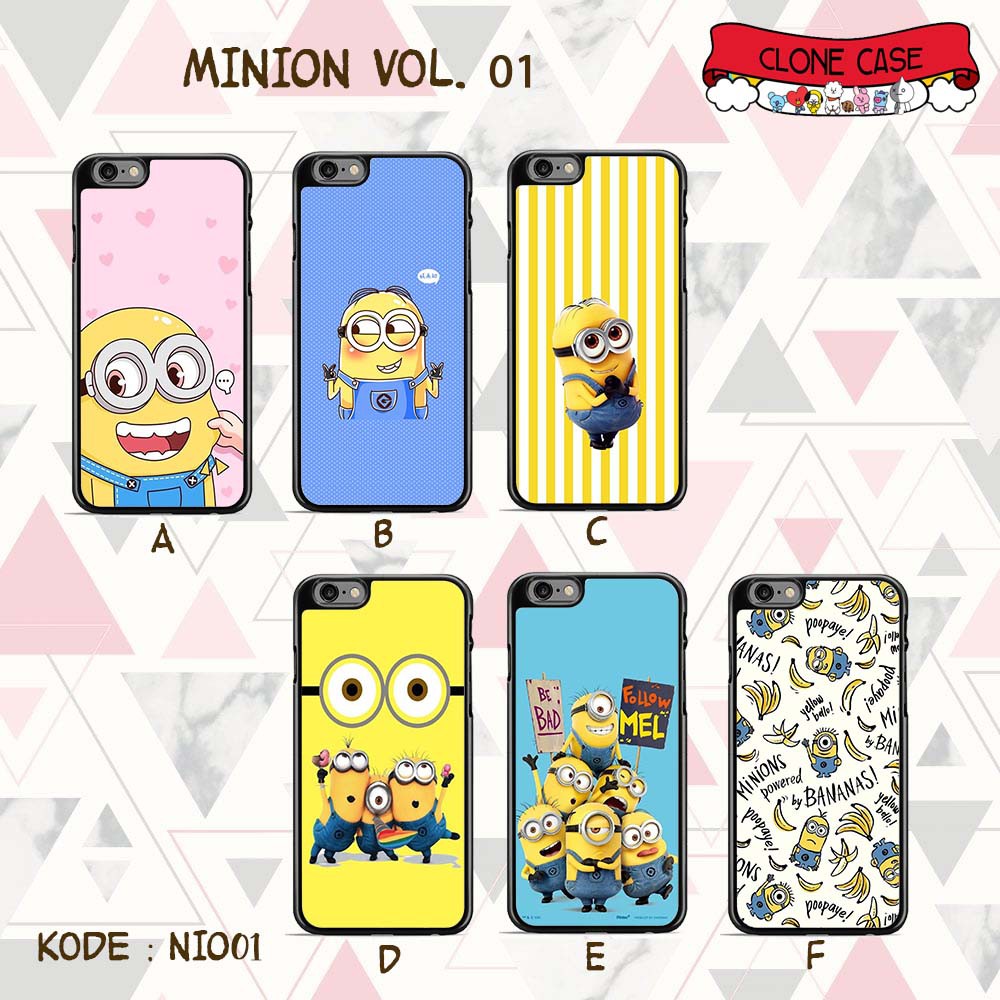 Case Oppo F5 F7 F9 F11 Pro Youth - Hardcase Minion 01