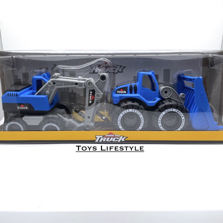 Toy Addict Mainan Mobil Truk Anak Build The Truck 2 in 1