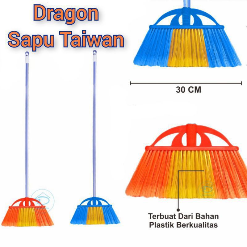 SAPU LANTAI TAIWAN DRAGON WARNA WARNI DRAGON SAPU LANTAI SENAR