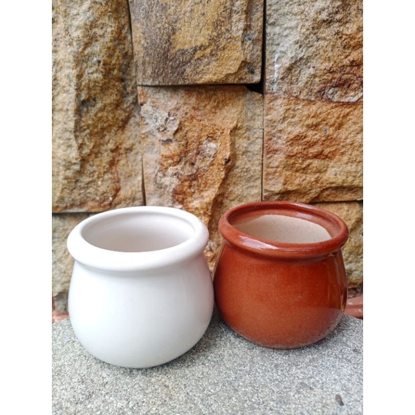 Pot Guci Keramik Kaktus ❗COD❗ TERMURAH / Pot Keramik Kaktus / Pot Keramik Cangkir/ Pot Keramik gelas