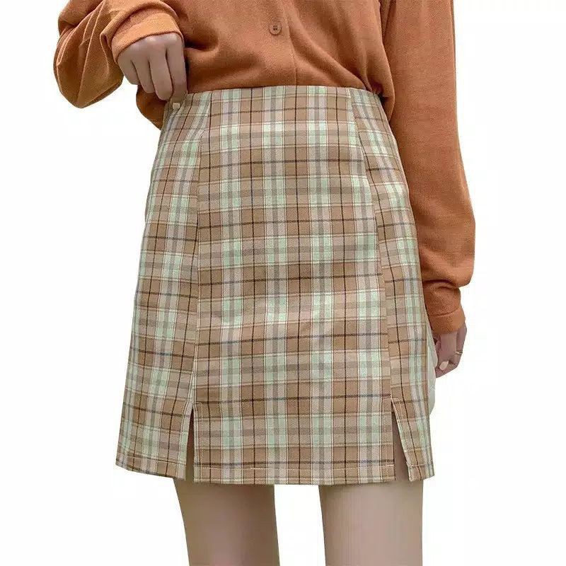 Korean Square Mini Skirt C076-5