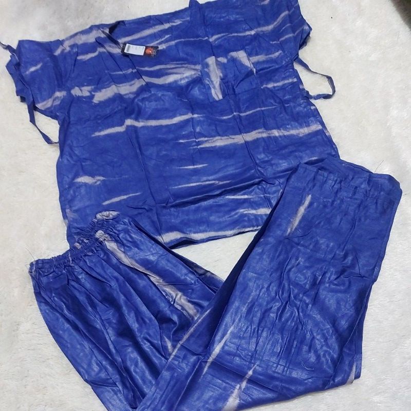ONE SET PIYAMA CP TIEDYE WANITA / SET PAJAMAS TIE DYE CELANA PANJANG (etalase1)-Motif 37