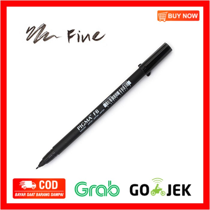 

(BISA COD) Sakura Pigma Professional Brush Pen Fine - Termurah - Terlaris
