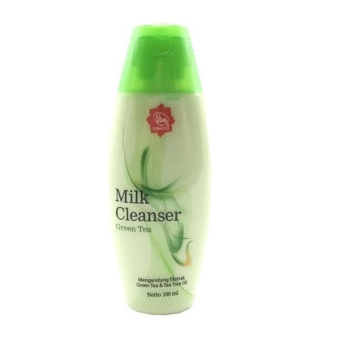 Jual Viva Milk Cleanser Green Tea 100 ml Shopee Indonesia
