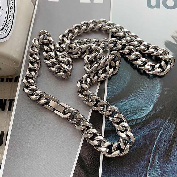 Chain Necklace Accessories Street Hip Hop Retro Trend