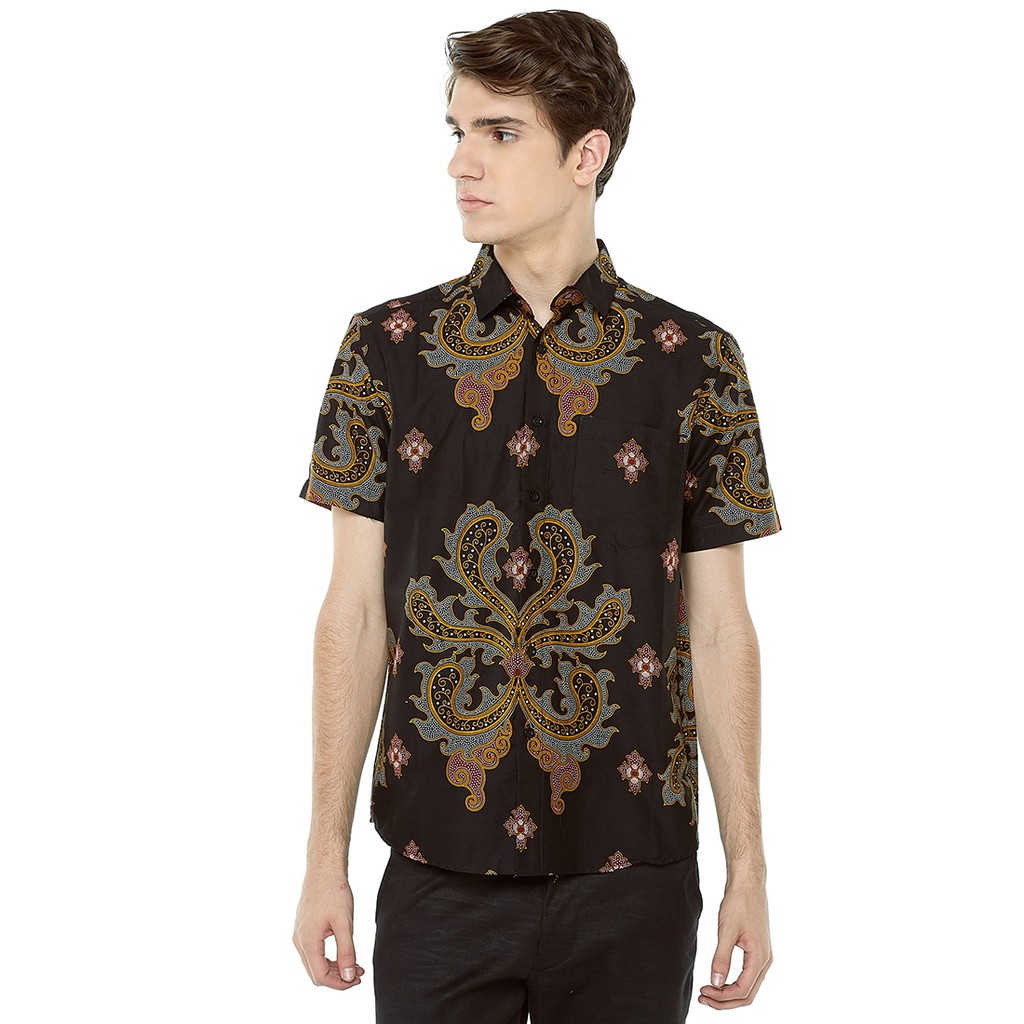My Aksa Batik Pria Kemeja Pendek Adhikari Kirania