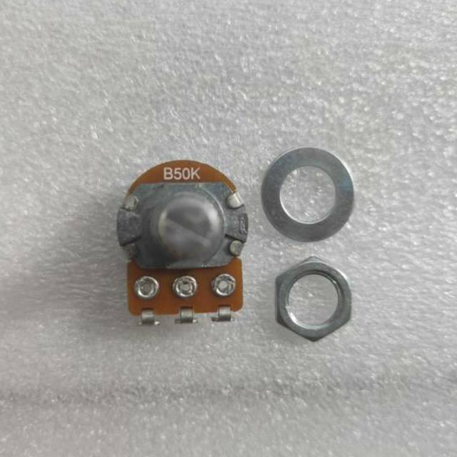 Potensio meter B50K Alpha untuk Tone gitar bass aktif preamp bass midle mid high treble