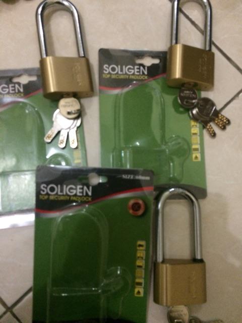Gembok Soligen Per 60 Mm Panjang Kuningan Computer Key
