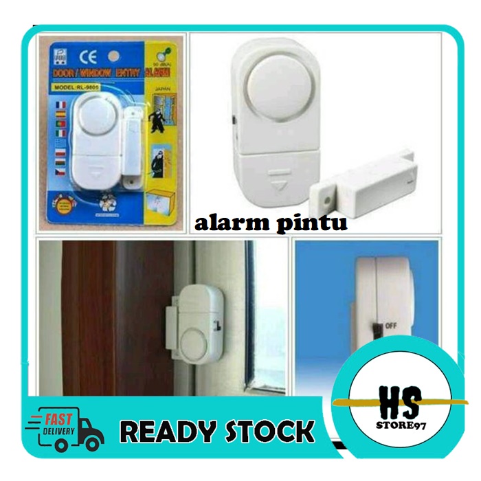 [COD] Alarm Pintu Sensor Anti Maling Alarm Jendela Pengaman Rumah Alarm Sensor