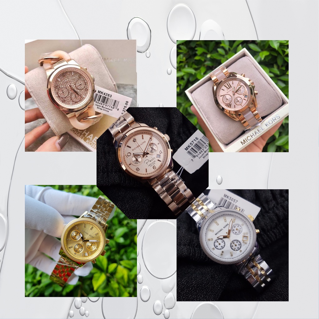 JAM TANGAN WANITA ELEGANT MK 6066, Mk 4283, Mk 5716, Mk 5057, Mk 5676 ORIGINAL