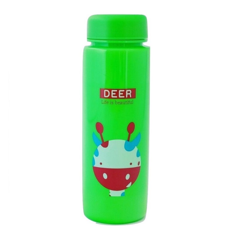 Botol Minum Anak Plastik 500 ml Motif Animal - Botol Anak - Botol Air Minum Karakter Animal Cute